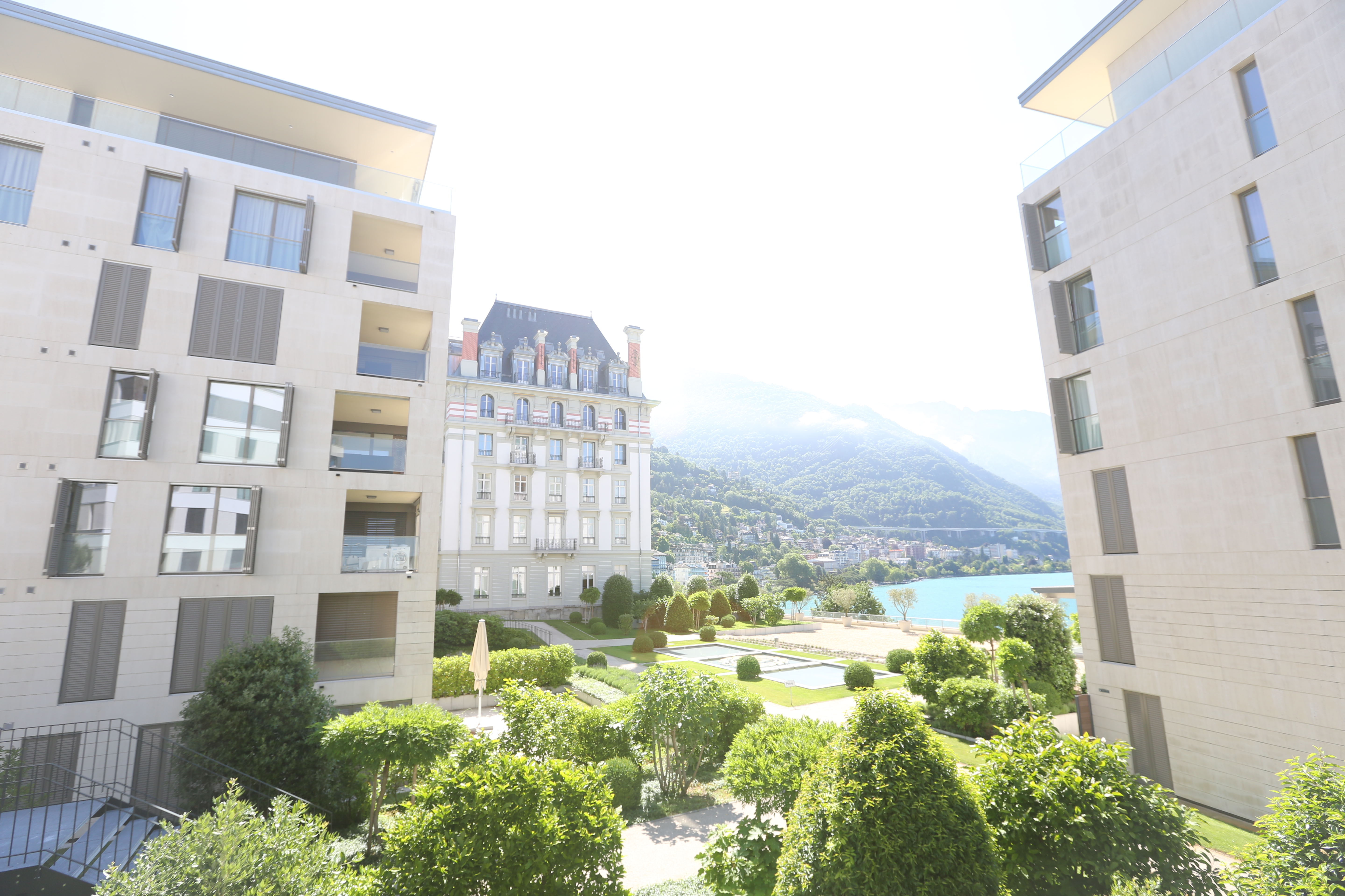Attique à Montreux dans une splendide résidence